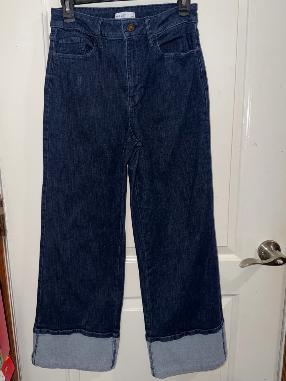 Nine West Wide Leg- Cuffed Hem